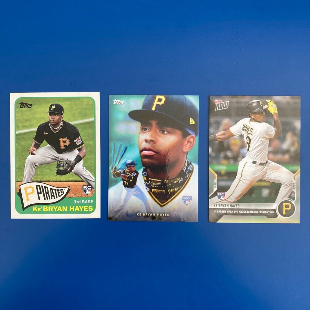 Topps, 2021 Ke'Bryan Hayes Baseball Card Odd Lot, Set of 3